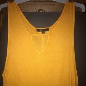 Mustard Yellow Tank Top